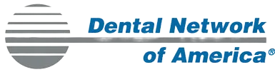 a logo for the dental network of america