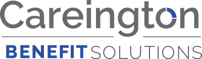a logo for carlington benefit solutions is shown on a black background